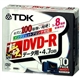 TDK DVD-R47HCPWX10K̉摜